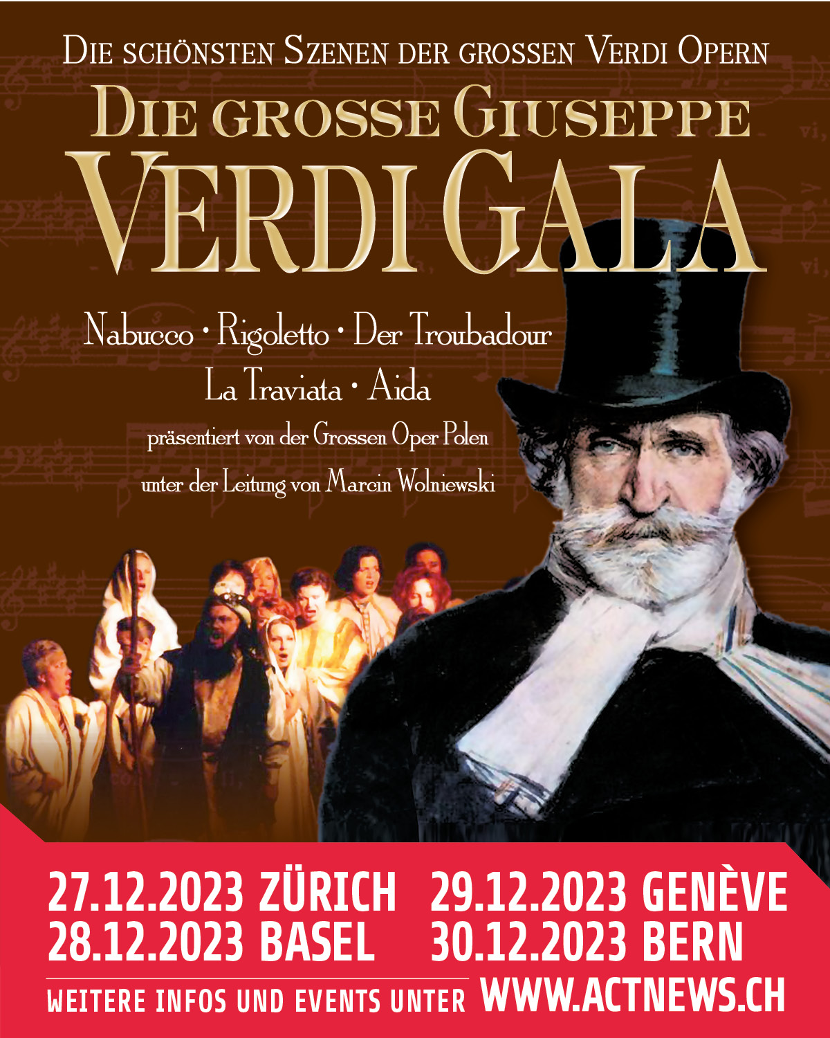 Giuseppe Verdi Gala 2023 Zurigo Basilea Ginevra Berna