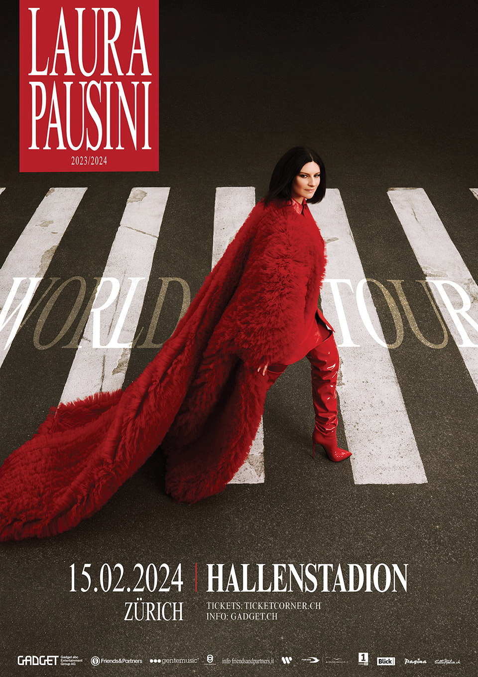 Laura Pausini 2024 Zurigo Zürich Hallenstadion Tuttoitalia Media Partner