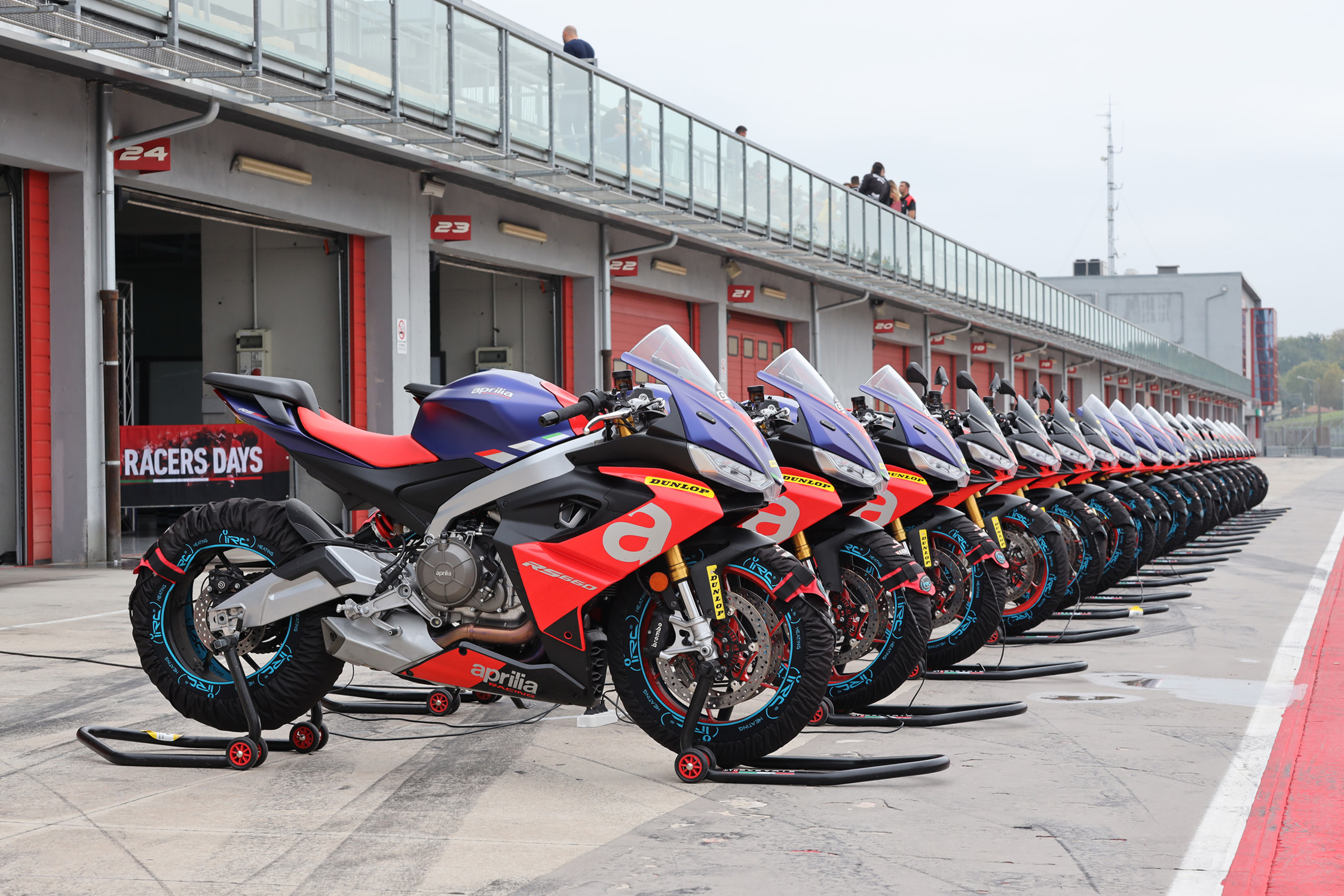 The Aprilia Racers Days kick off across Europe