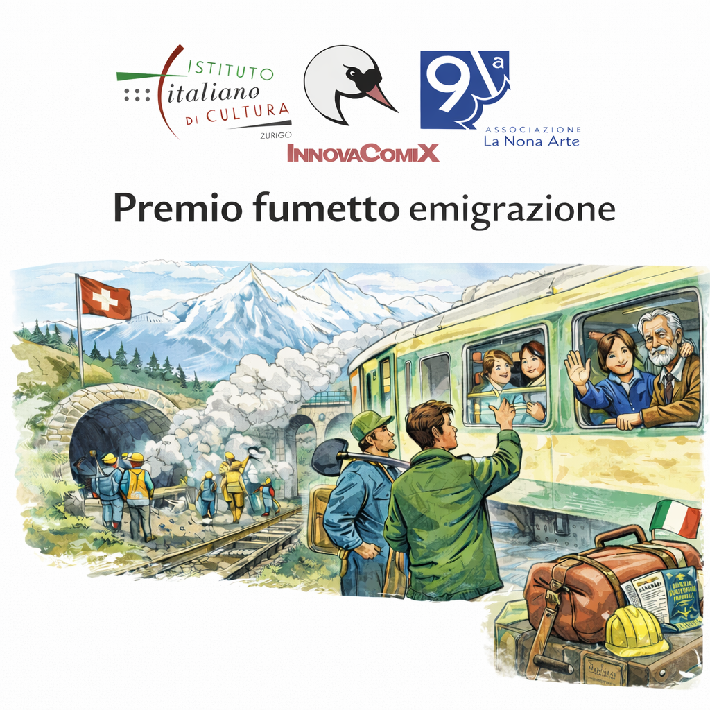 Premio Innovacomix 2026: a comic to tell the story of Italian emigration to Switzerland