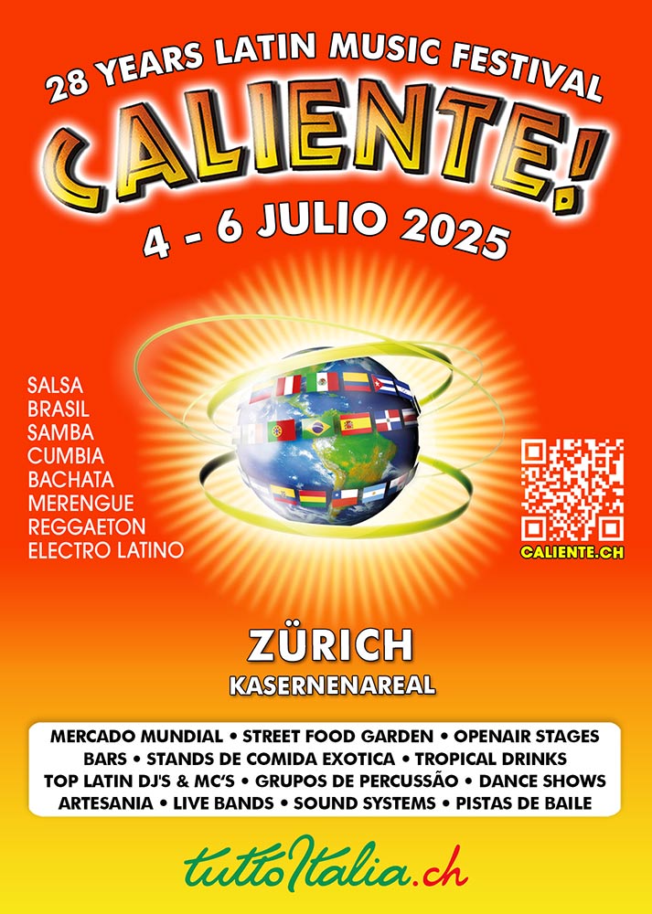 Caliente 4-6 luglio 2025 Zurigo Kaserneareal