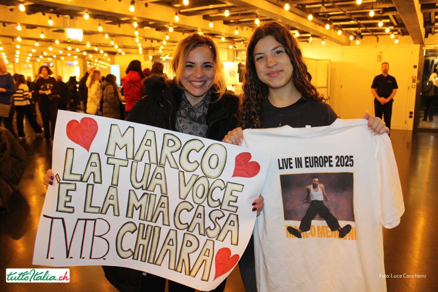 Marco Mengoni ends his Swiss tour with a bang at the Hallenstadion in Zurich