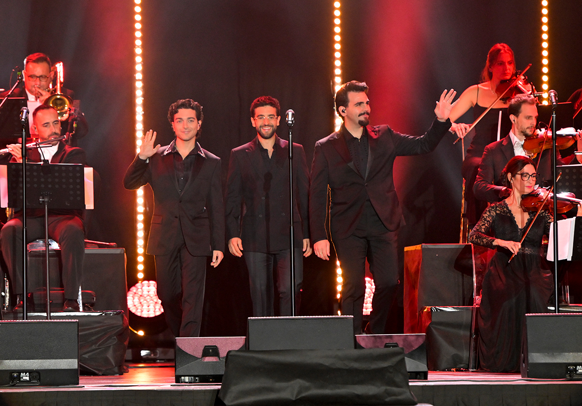 Il Volo enchants Zurich with the great concert at the Hallenstadion, all the photos
