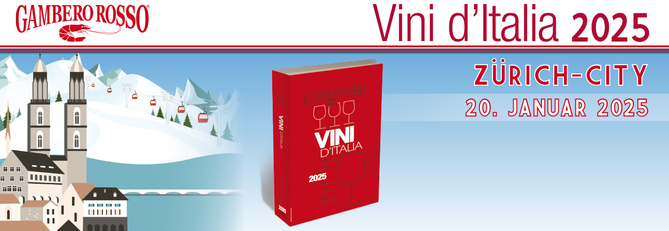 GAMBERO ROSSO Vini d'Italia 2025: the exclusive event in Zurich