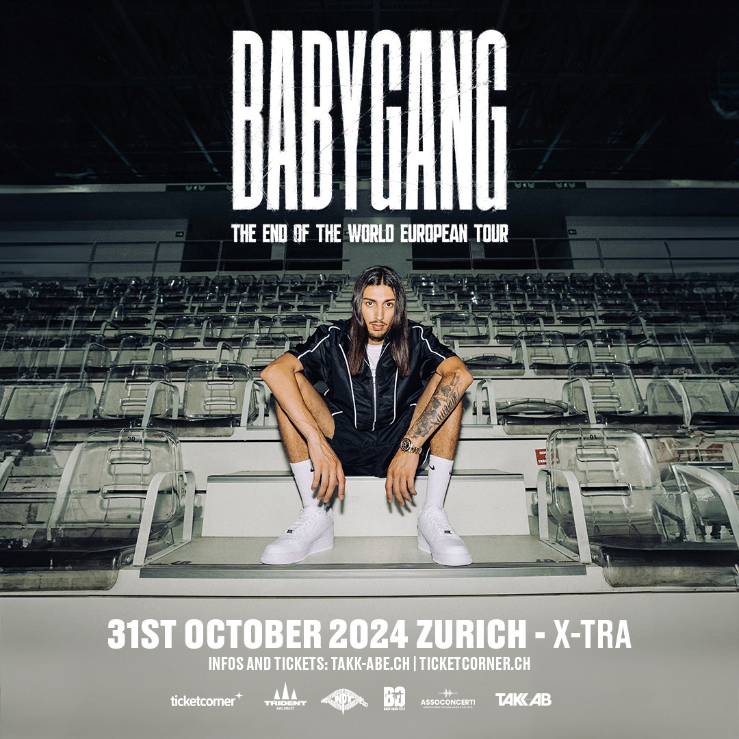 Baby Gang live in concert in Zurich for the first time