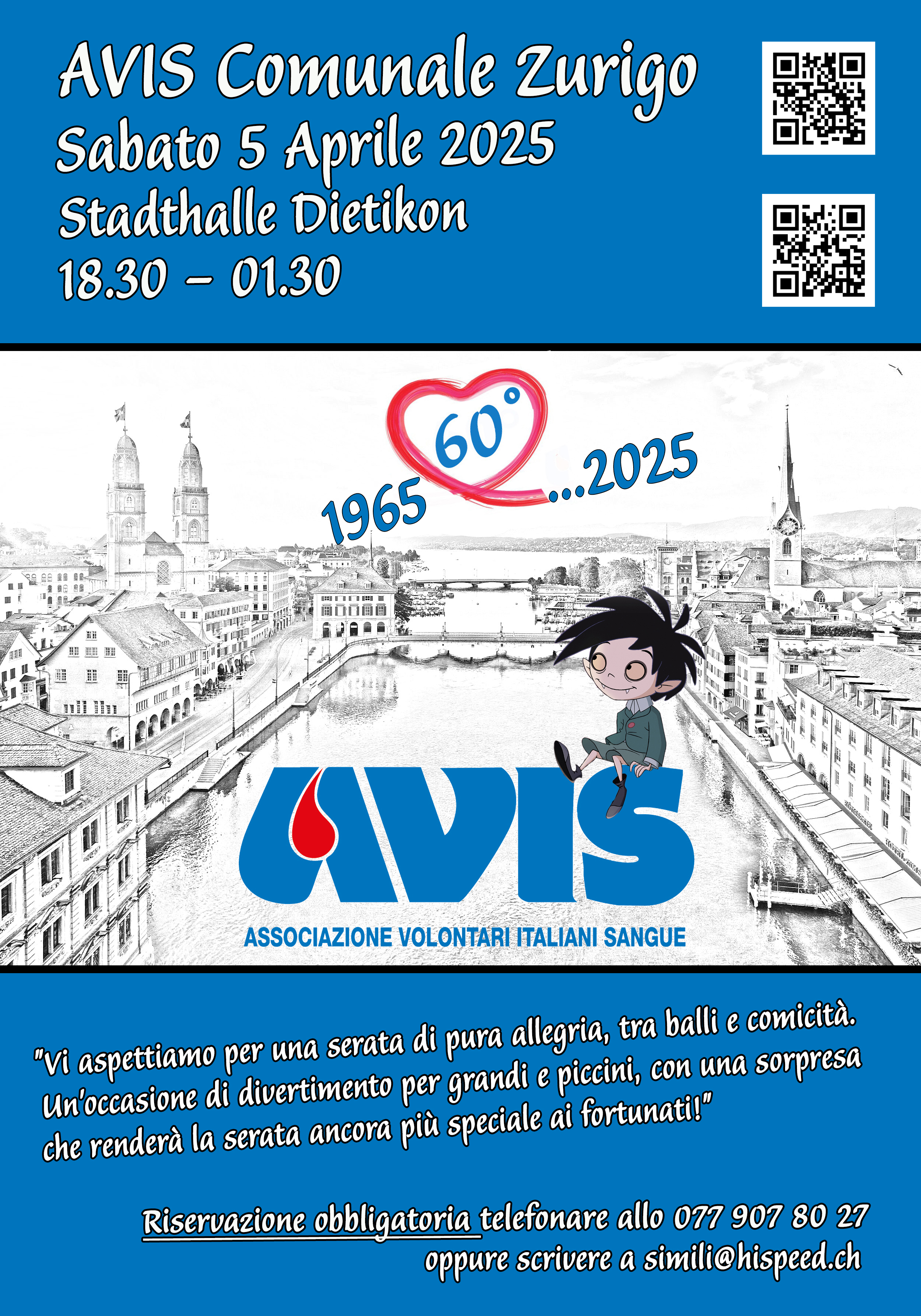 AVIS celebrates 60 years of solidarity and altruism in blood donation