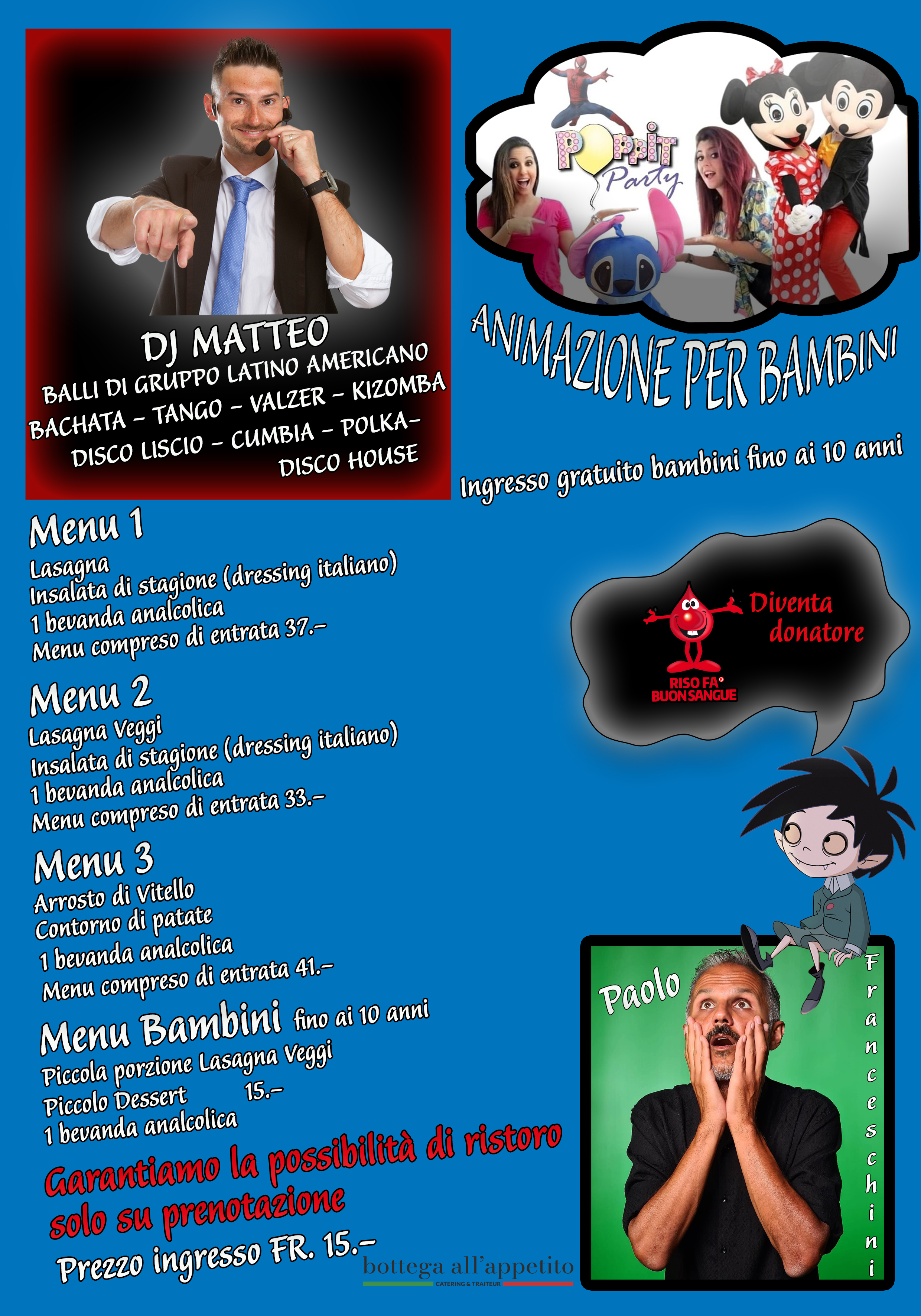 AVIS festeggia 60 anni - Sabato 5 aprile 2025 Stadthalle Dietikon