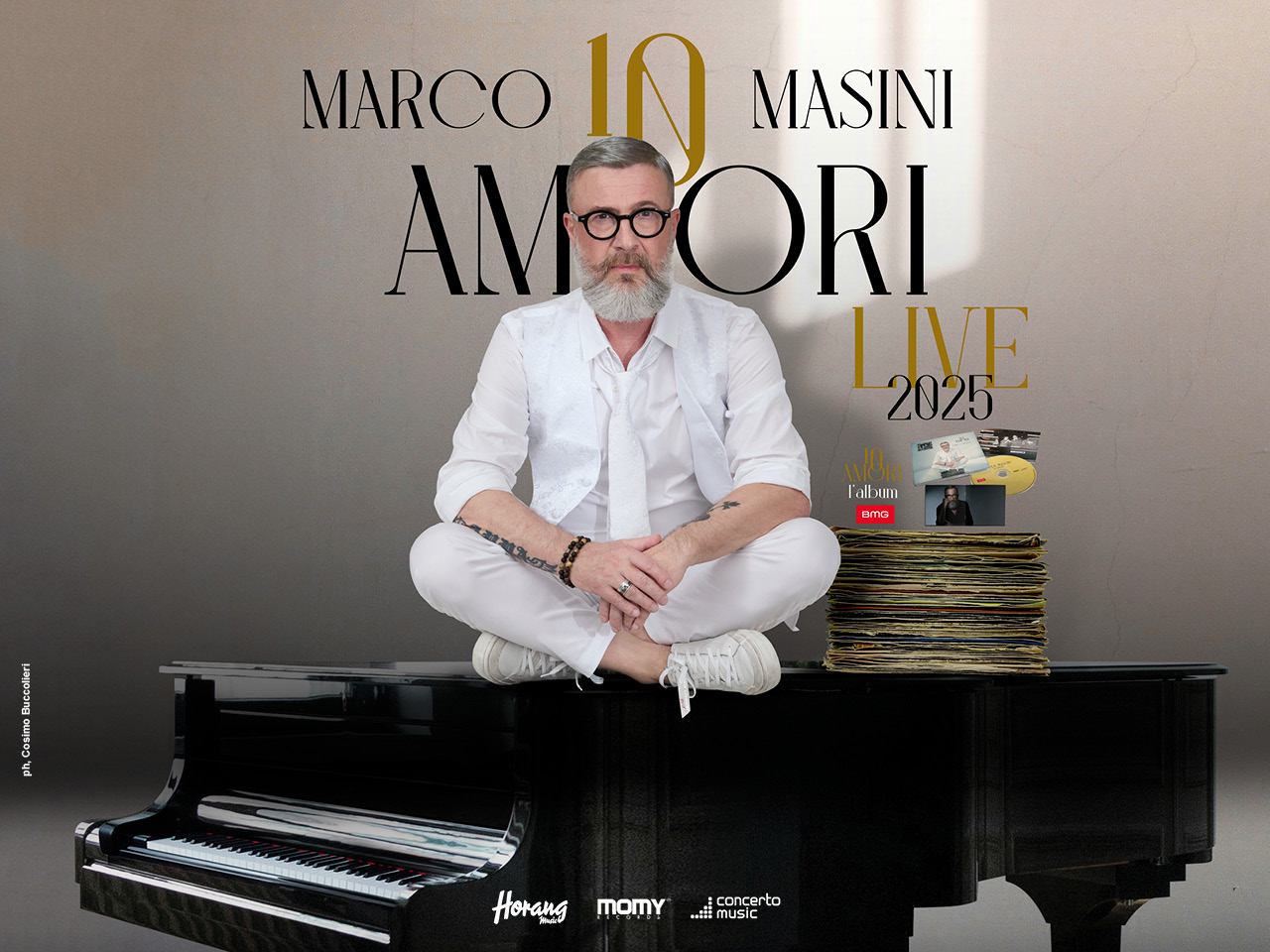 Marco Masini in concert in Zurich for his 60th birthday