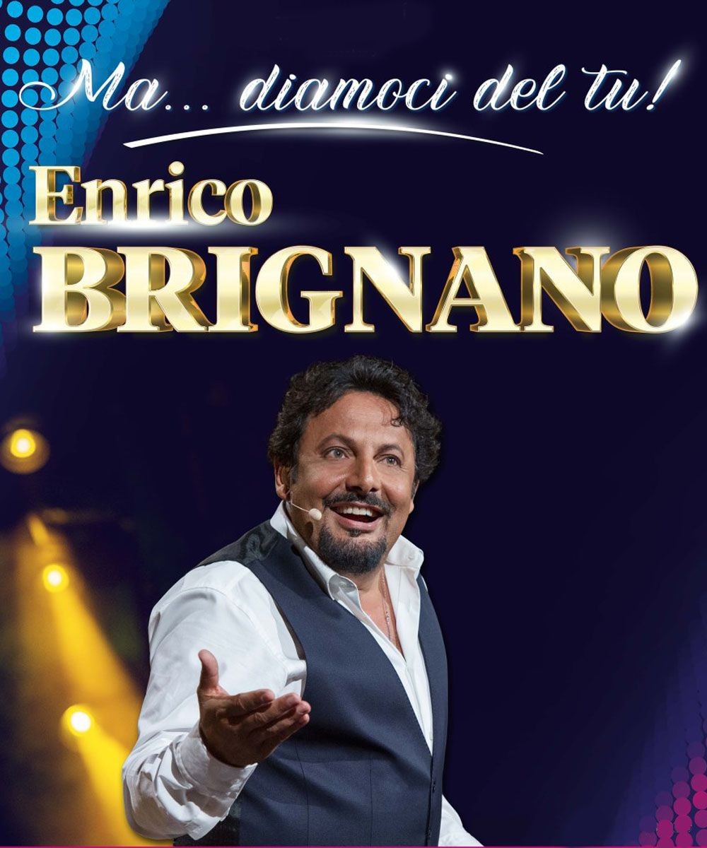Enrico Brignano comes to German-speaking Switzerland with “Ma...diamoci del tu!”