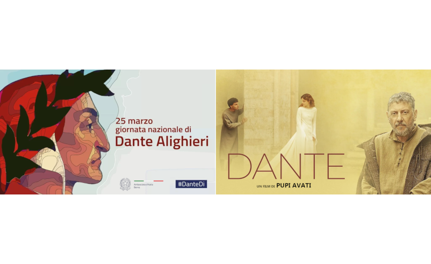 Feier für Dante Alighieri im Kino in der Schweiz mit dem Dantedì