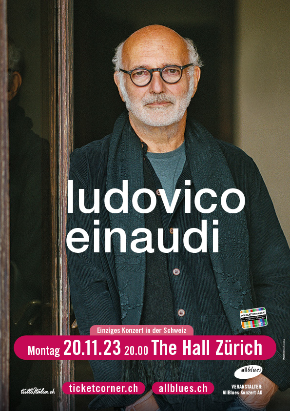 Ludovico Einaudi live in concert 20.11.2023 Tuttoitalia Official Media Partner