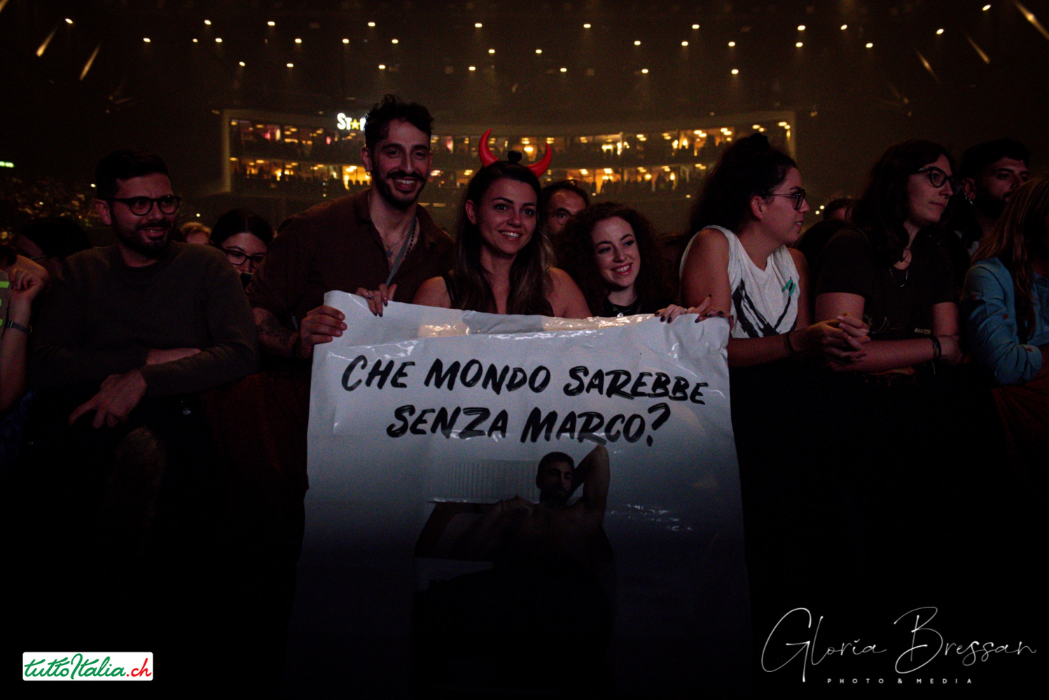 Gloria Bressan - Concerto di Marco Mengoni 31.10.2023 Hallenstadion Zurigo Tuttoitalia Media Partner