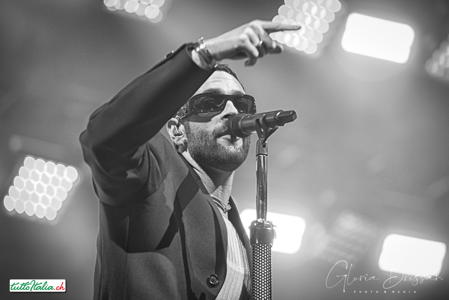 Gloria Bressan - Concerto di Marco Mengoni 31.10.2023 Hallenstadion Zurigo Tuttoitalia Media Partner