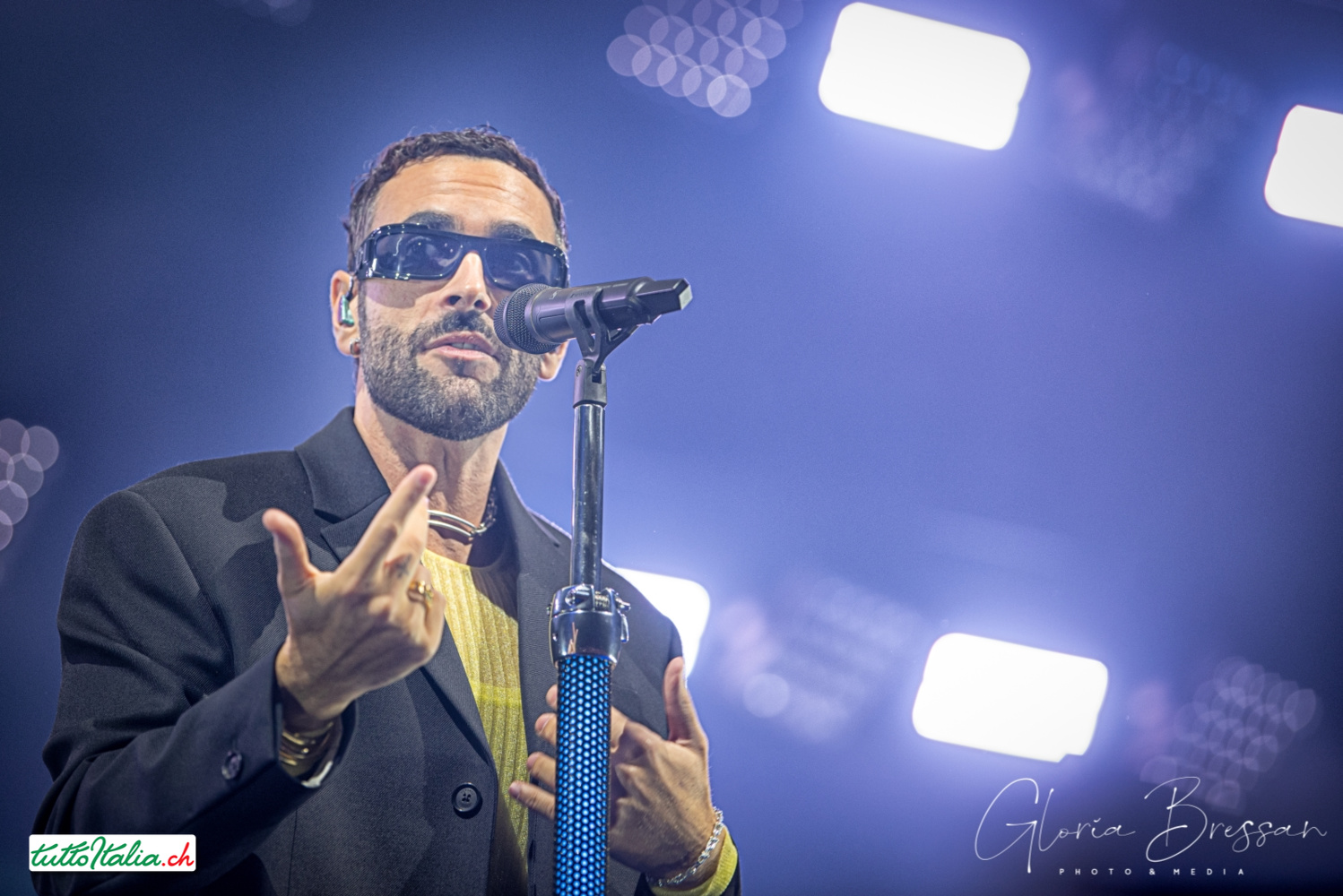 Gloria Bressan - Concerto di Marco Mengoni 31.10.2023 Hallenstadion Zurigo Tuttoitalia Media Partner