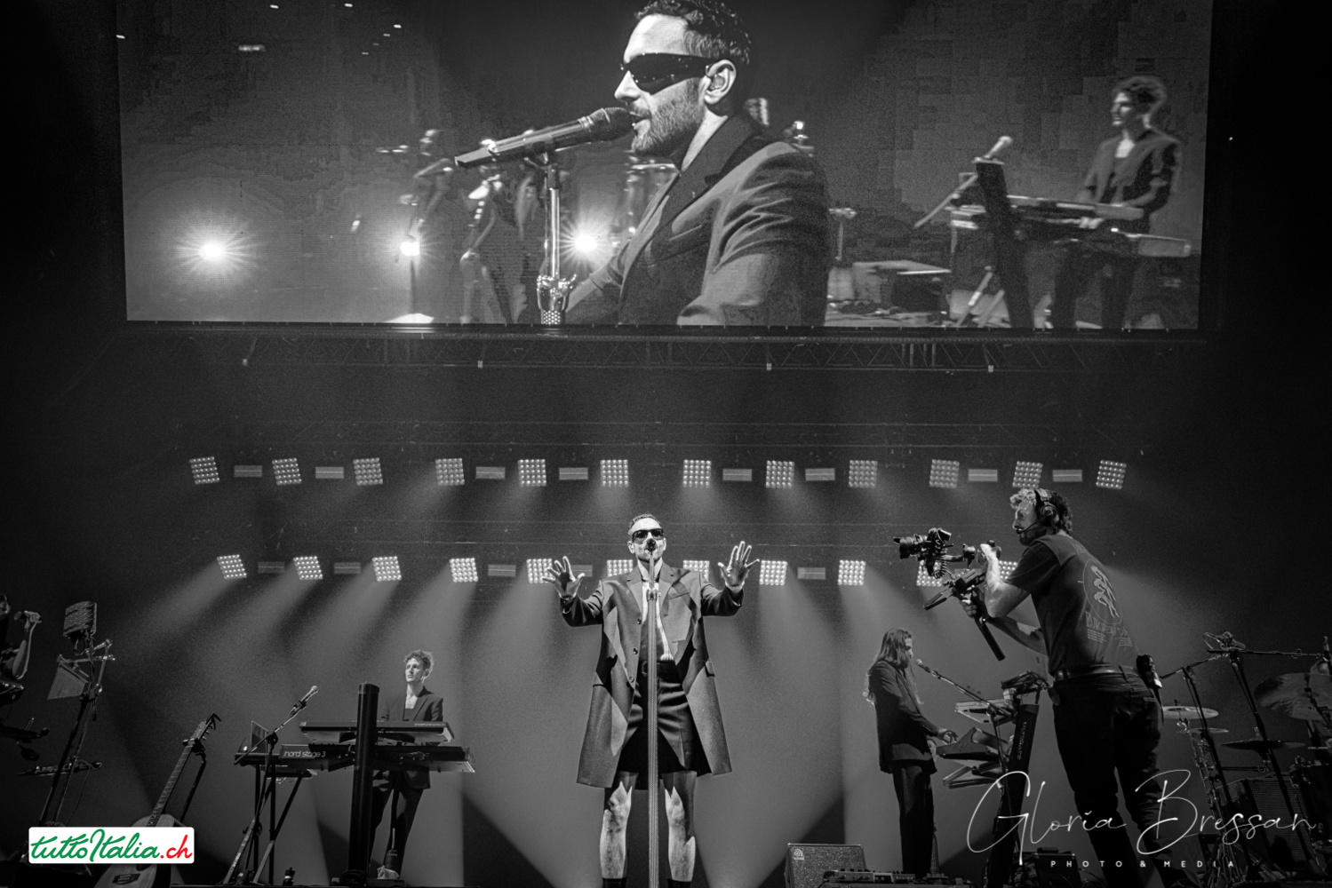 Gloria Bressan - Concerto di Marco Mengoni 31.10.2023 Hallenstadion Zurigo Tuttoitalia Media Partner