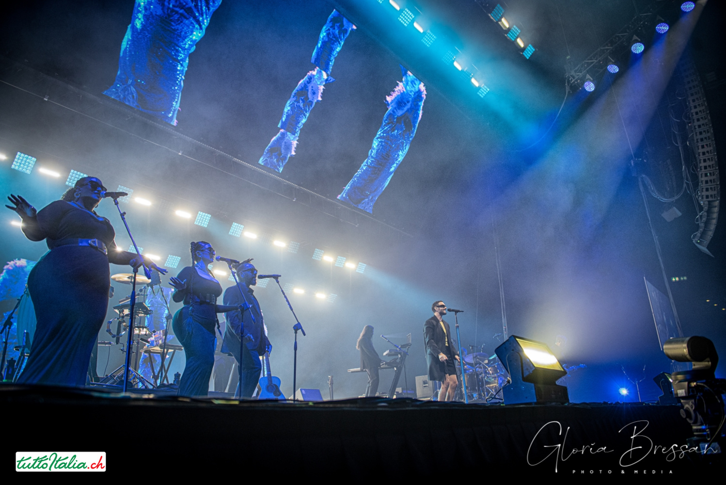 Gloria Bressan - Concerto di Marco Mengoni 31.10.2023 Hallenstadion Zurigo Tuttoitalia Media Partner