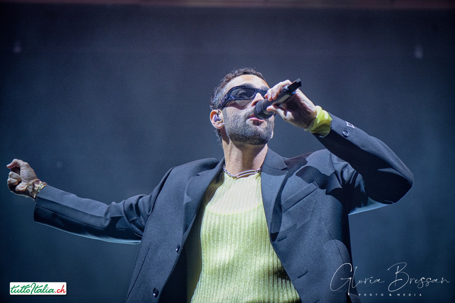 Gloria Bressan - Concerto di Marco Mengoni 31.10.2023 Hallenstadion Zurigo Tuttoitalia Media Partner