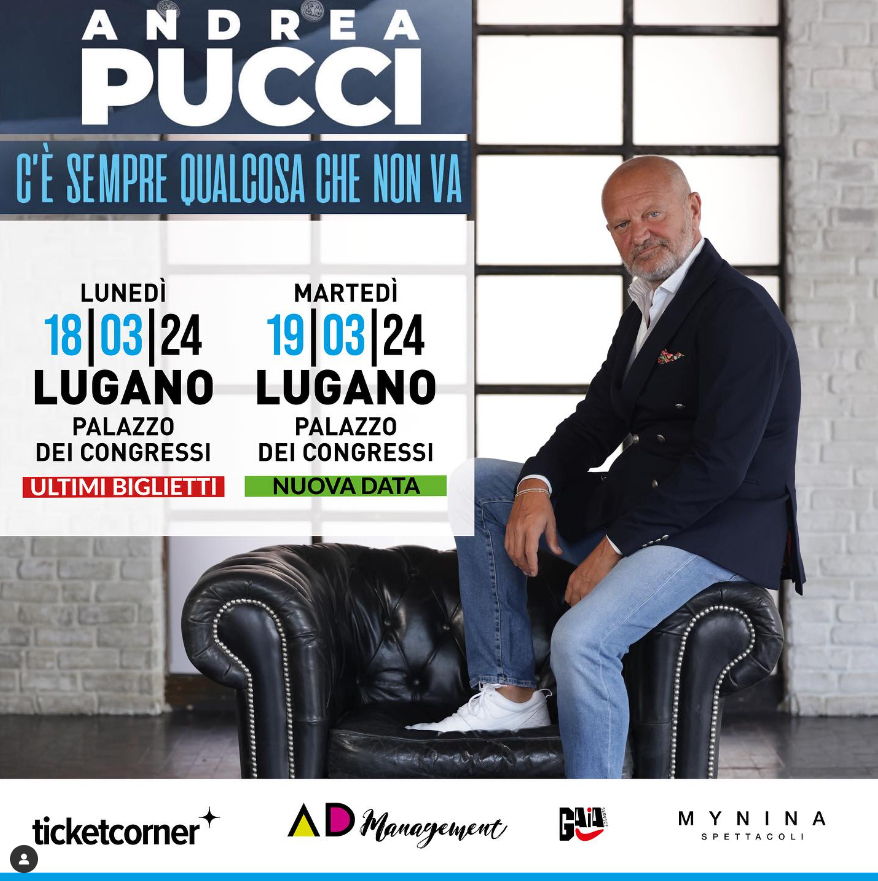 Andrea Pucci Lugano 2024