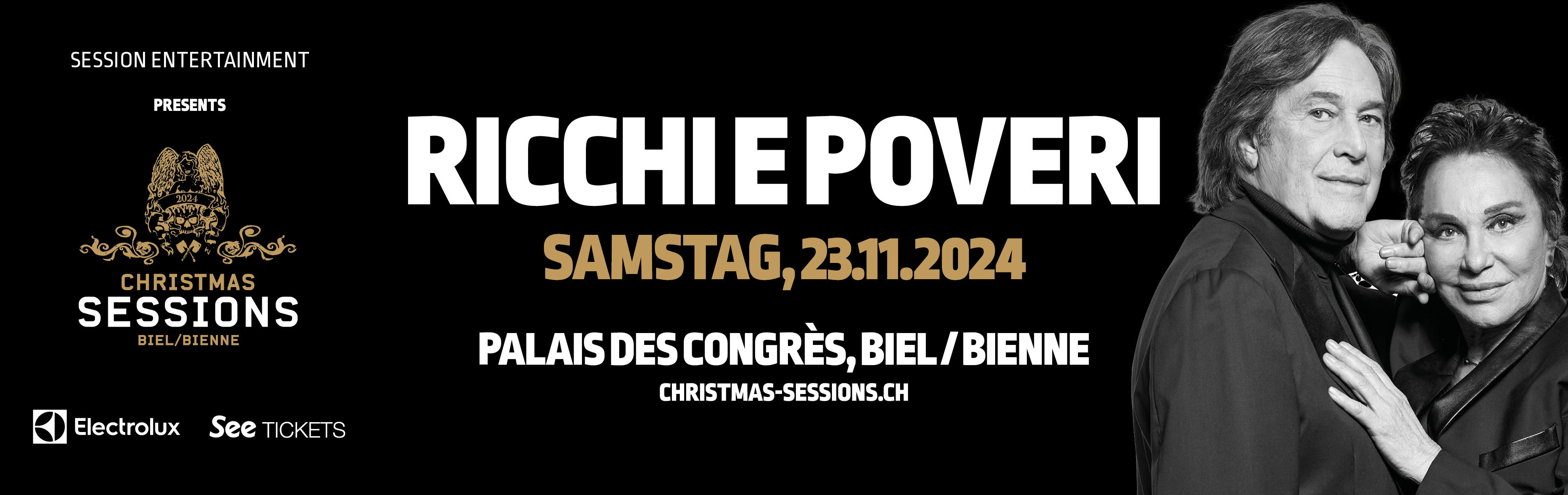 Christmas Sessions 2024 in Biel with Ricchi e Poveri to celebrate Christmas