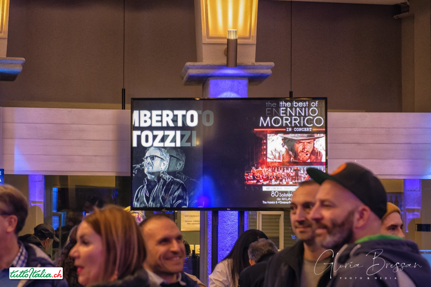 Umberto Tozzi concerto Zurigo 02.11.2023 Volkshaus Tuttoitalia Media Partner