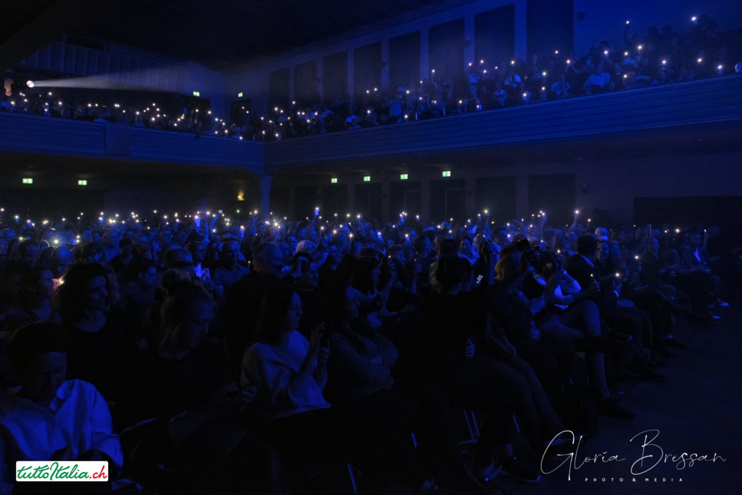 Umberto Tozzi concerto Zurigo 02.11.2023 Volkshaus Tuttoitalia Media Partner