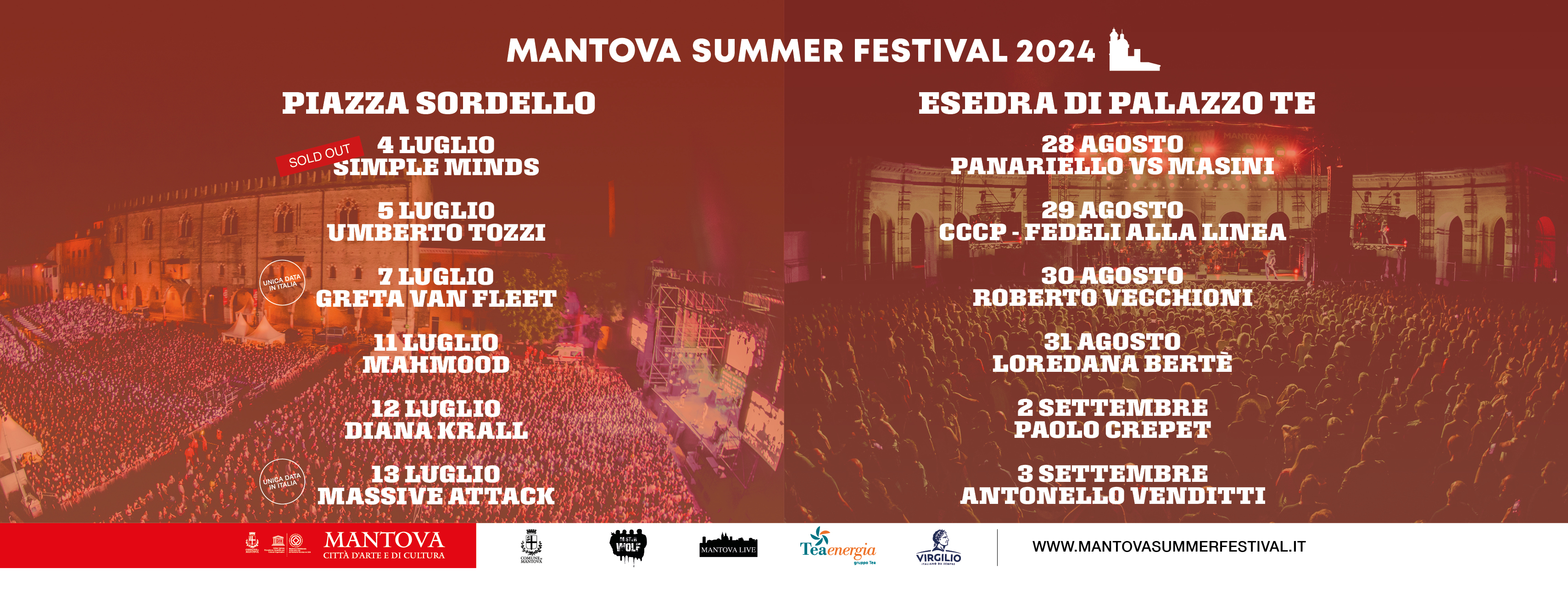 Mantova Summer Festival 2024: music in Mantua