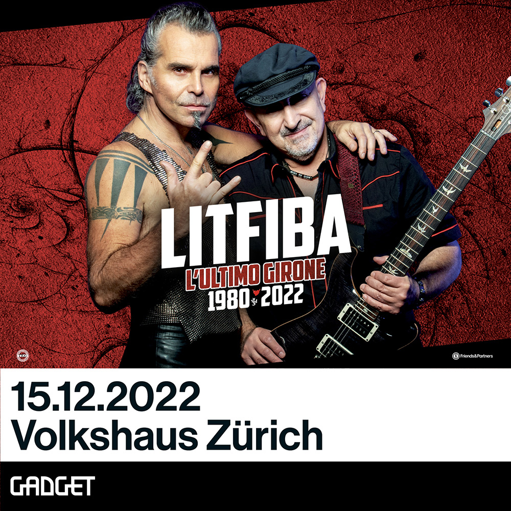 Litfiba Zurigo concerto LIVE 15 dicembre 2022 Volkshaus Zurigo Tuttoitalia Media Partenr