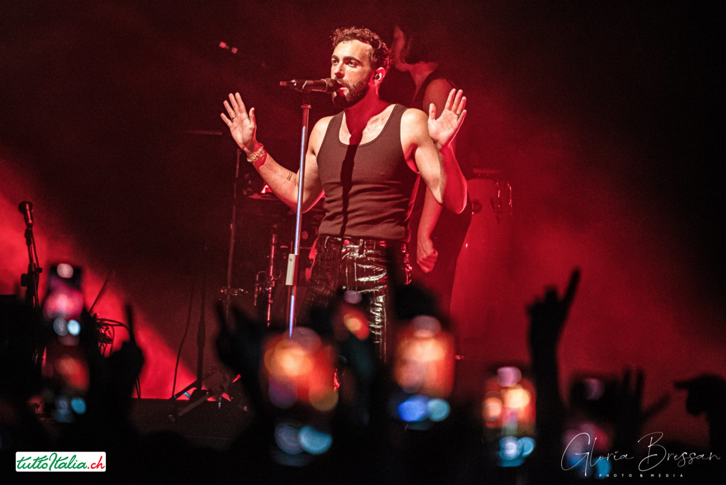 Marco Mengoni cocnerto Komplex 457 Zurigo Tuttoitalia Media Partner