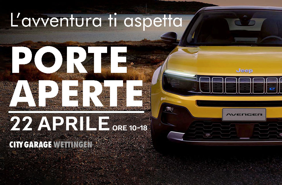 Nuova Jeep® Avenger City Garage Wettingen Marco Mele