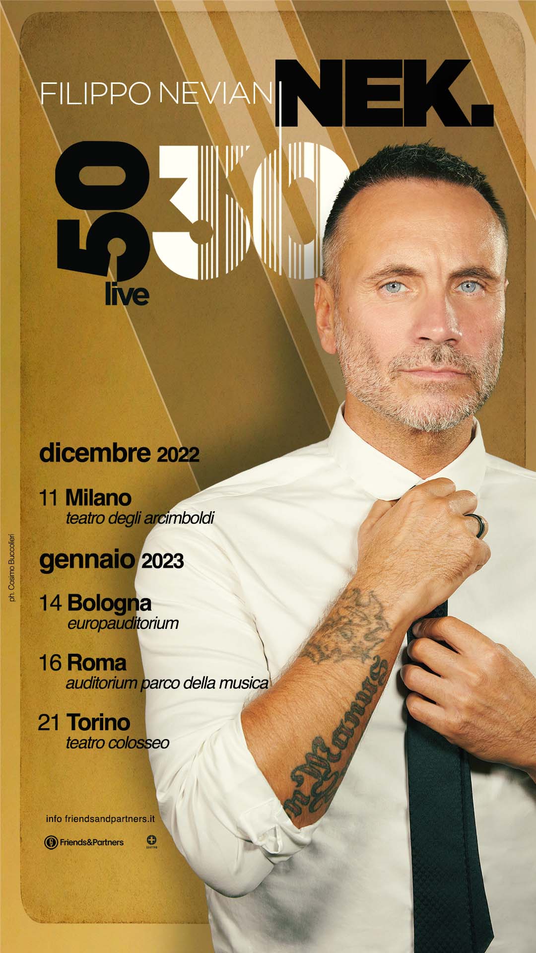 Nek 50 30 nuovo album Tuttoitalia