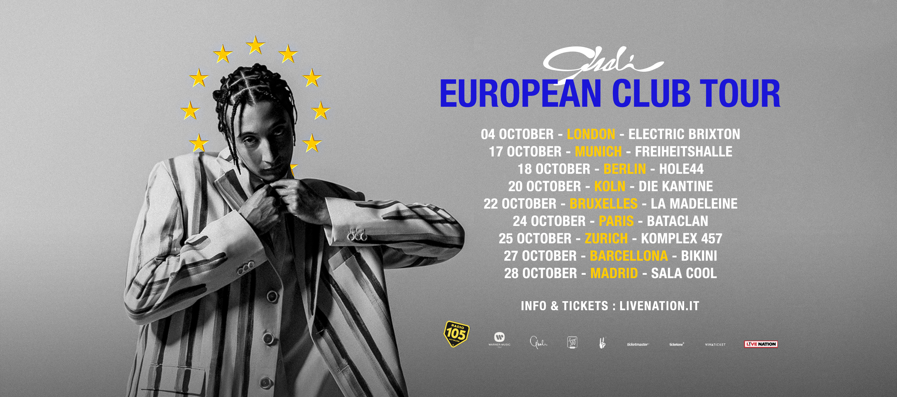 Interview with Ghali, in concert in Zurich tonight
