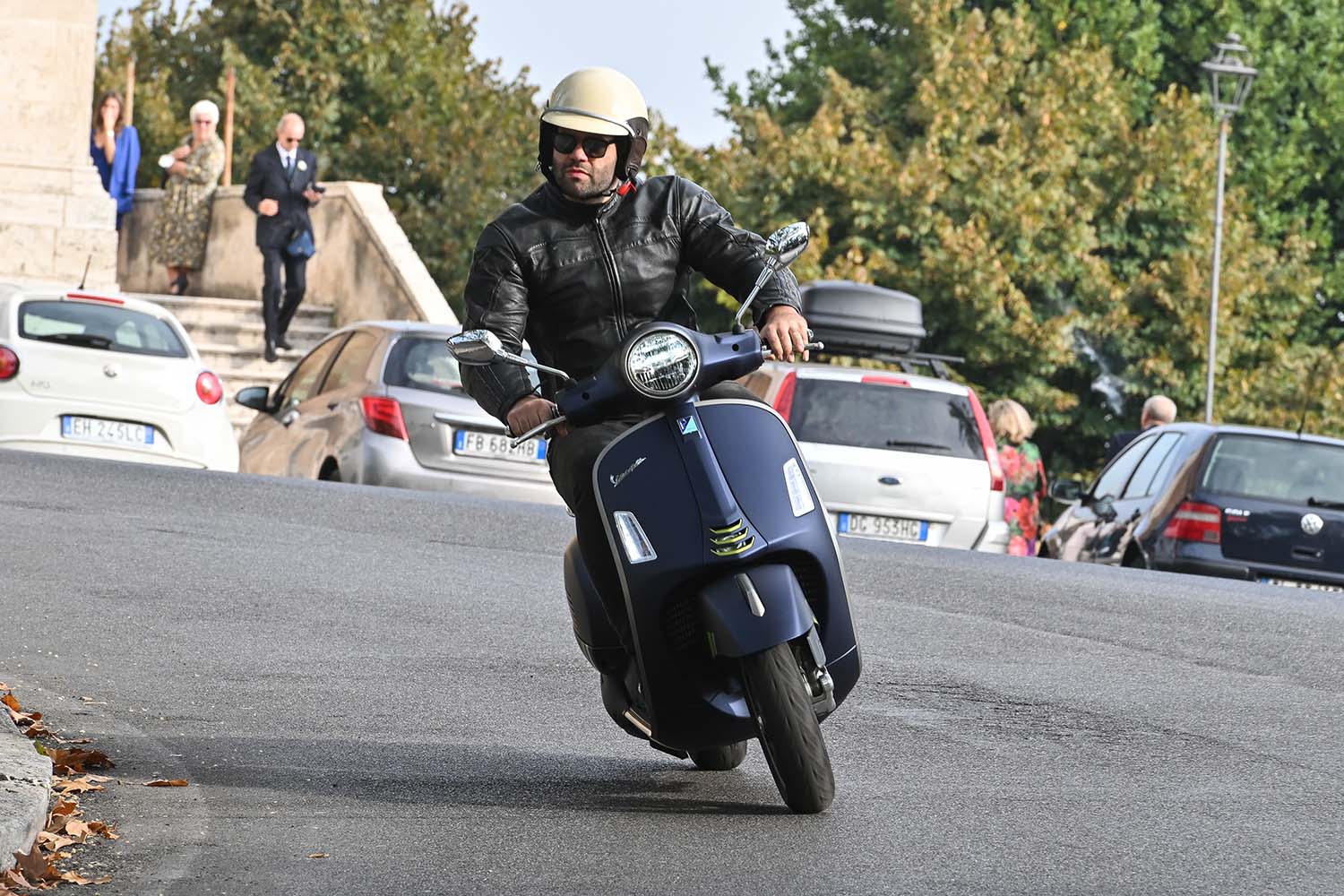 Vespa GTS test-drive a Roma con Tuttoitalia