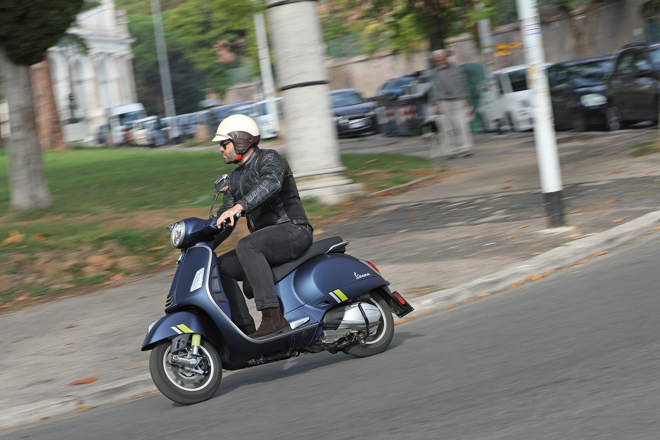 Vespa GTS test-drive a Roma con Tuttoitalia