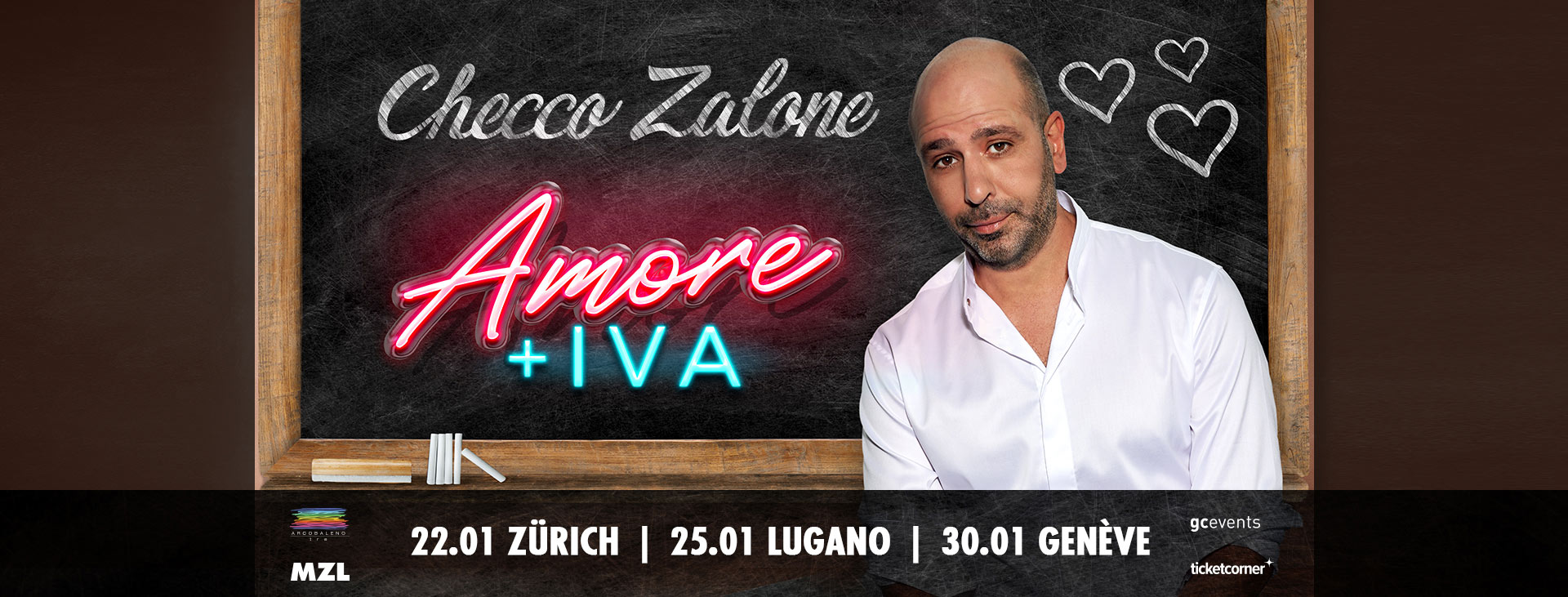 Checco Zalone comes to Switzerland in 2023