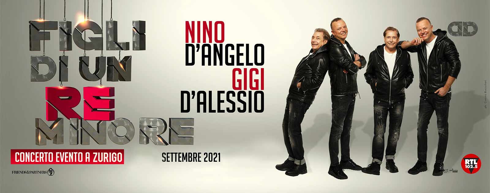 Nino D'Angelo und Gigi D'Alessio kommen nach Zürich