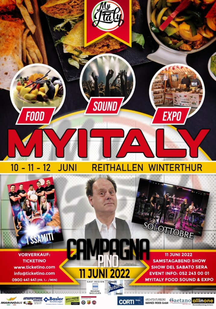 My Italy 2022 con Pino Campagna a Winterthur