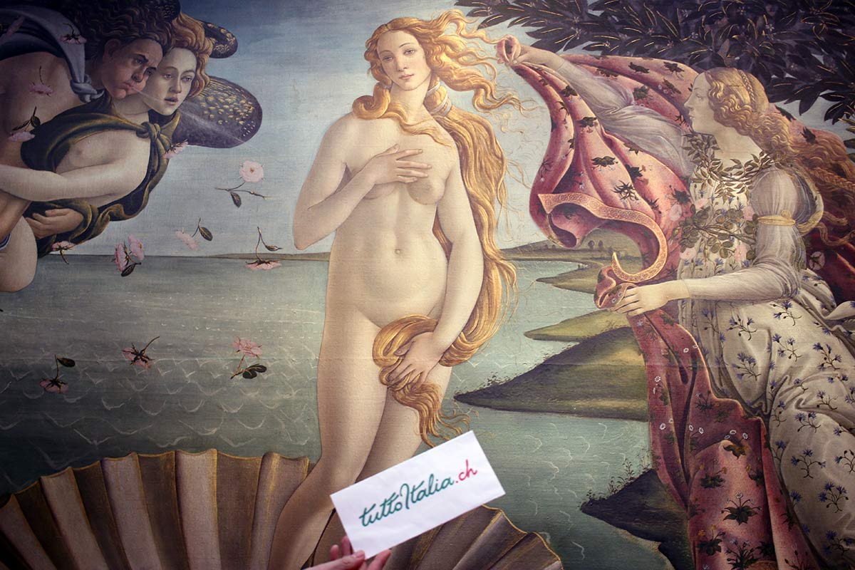La Venere di Botticelli Uffizi Firenze