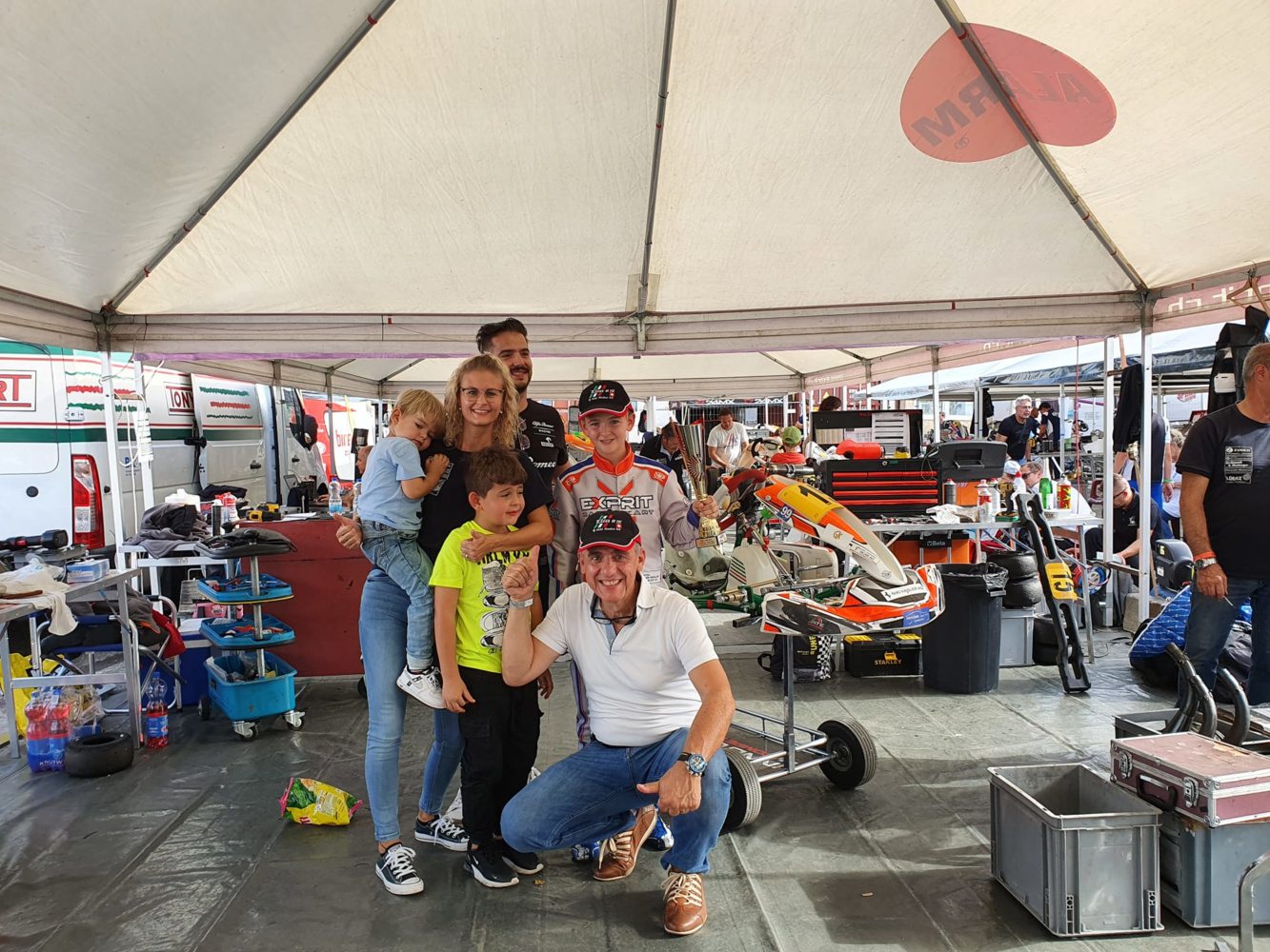 Elia Epifanio, 12 anni, vicecampione svizzero di Kart