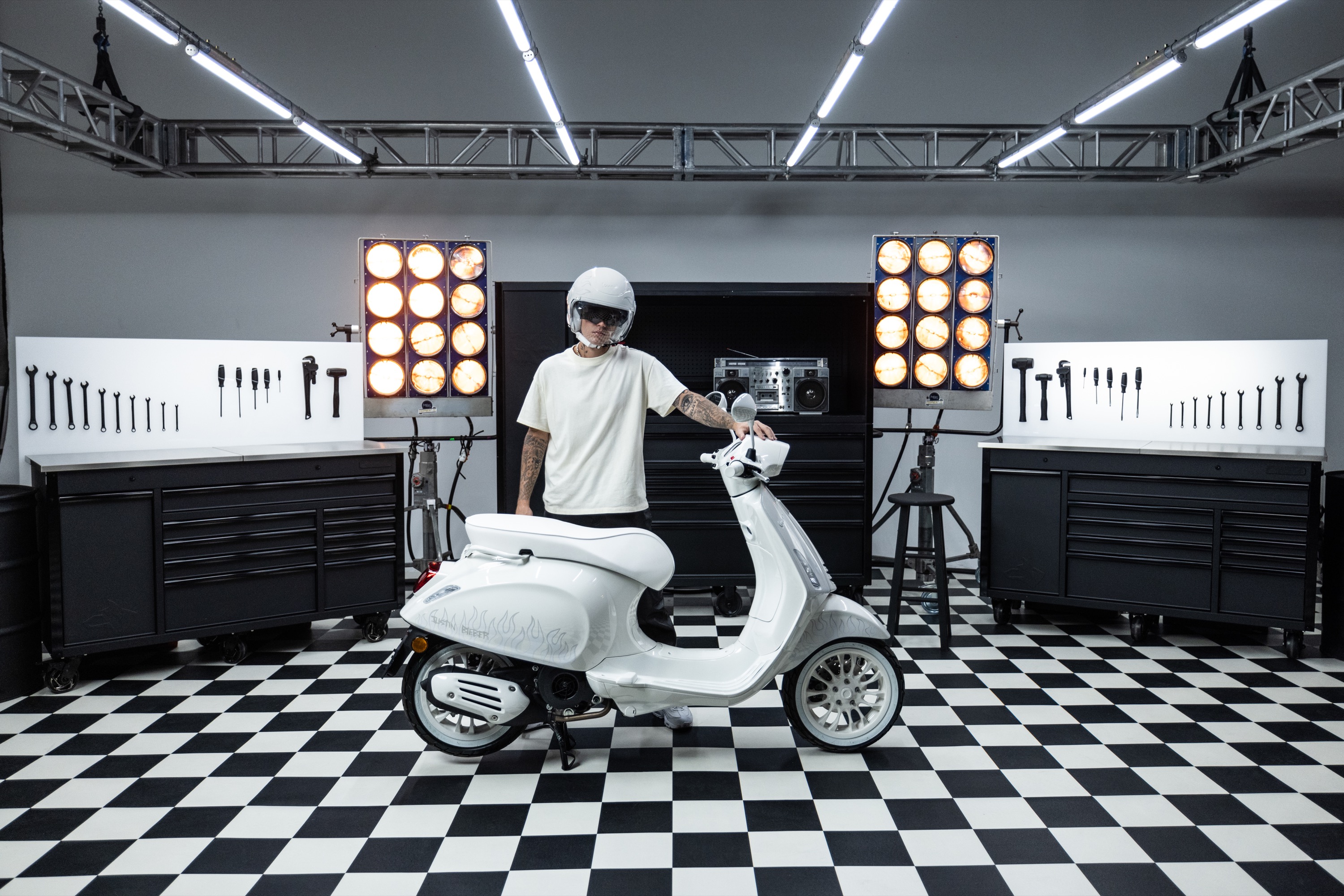 Justin Bieber for Vespa, Italian Style Meets California Cool