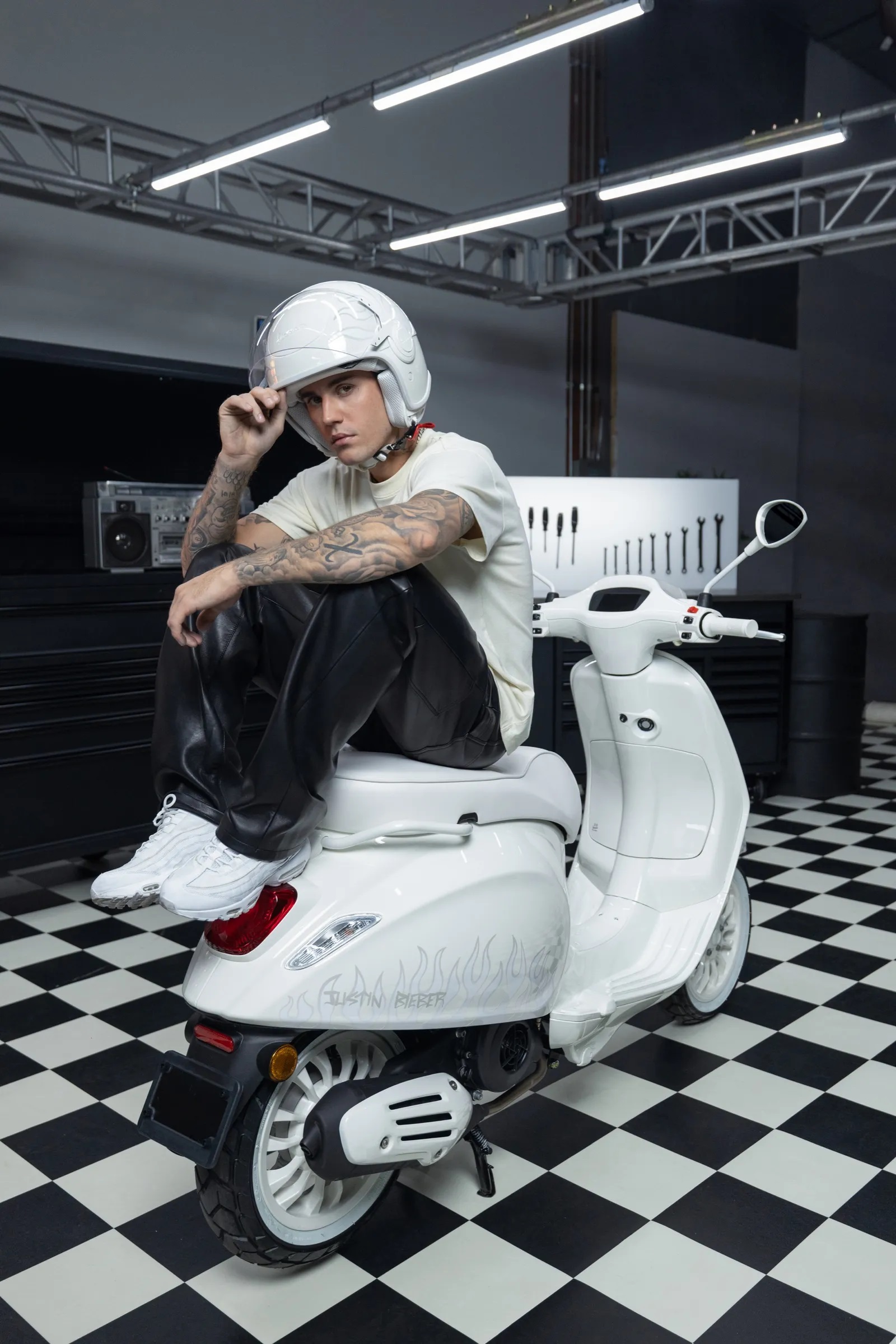 Justin Bieber for Vespa, Italian Style Meets California Cool
