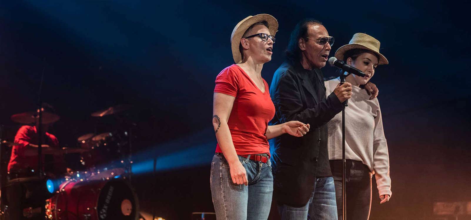 Begegnung mit Antonello Venditti beim Konzert am 18. Oktober 2019 in Basel