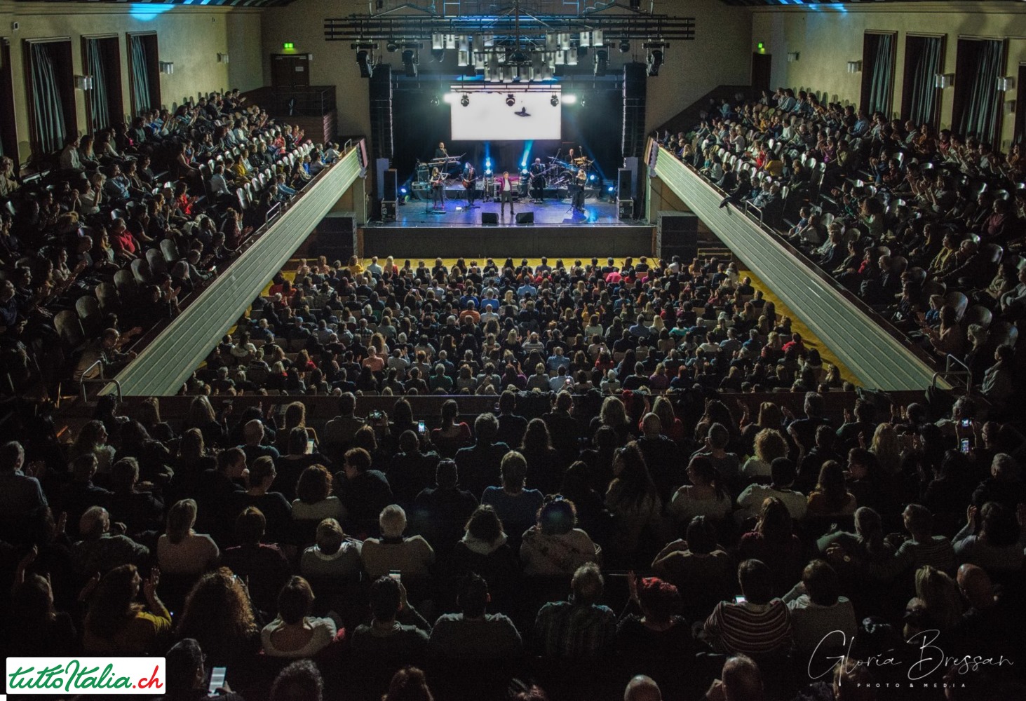 Pupo a Zurigo 12 gennaio 2020 al Volkshaus Tuttoitalia