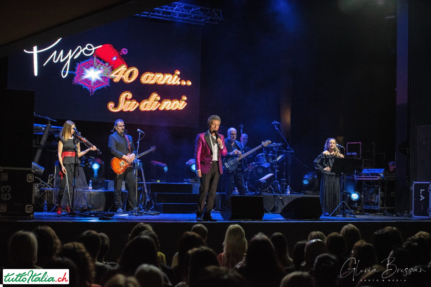 Photos from Pupo's concert in Zurich on 12 January 2020 at the Volkshaus