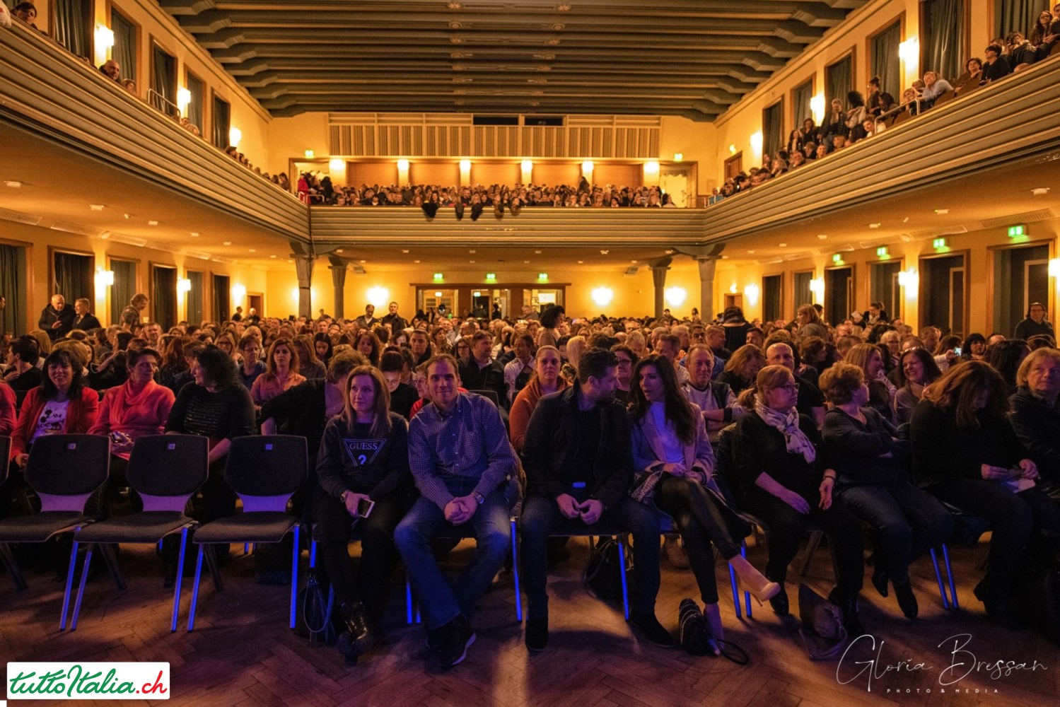 Pupo a Zurigo 12 gennaio 2020 al Volkshaus