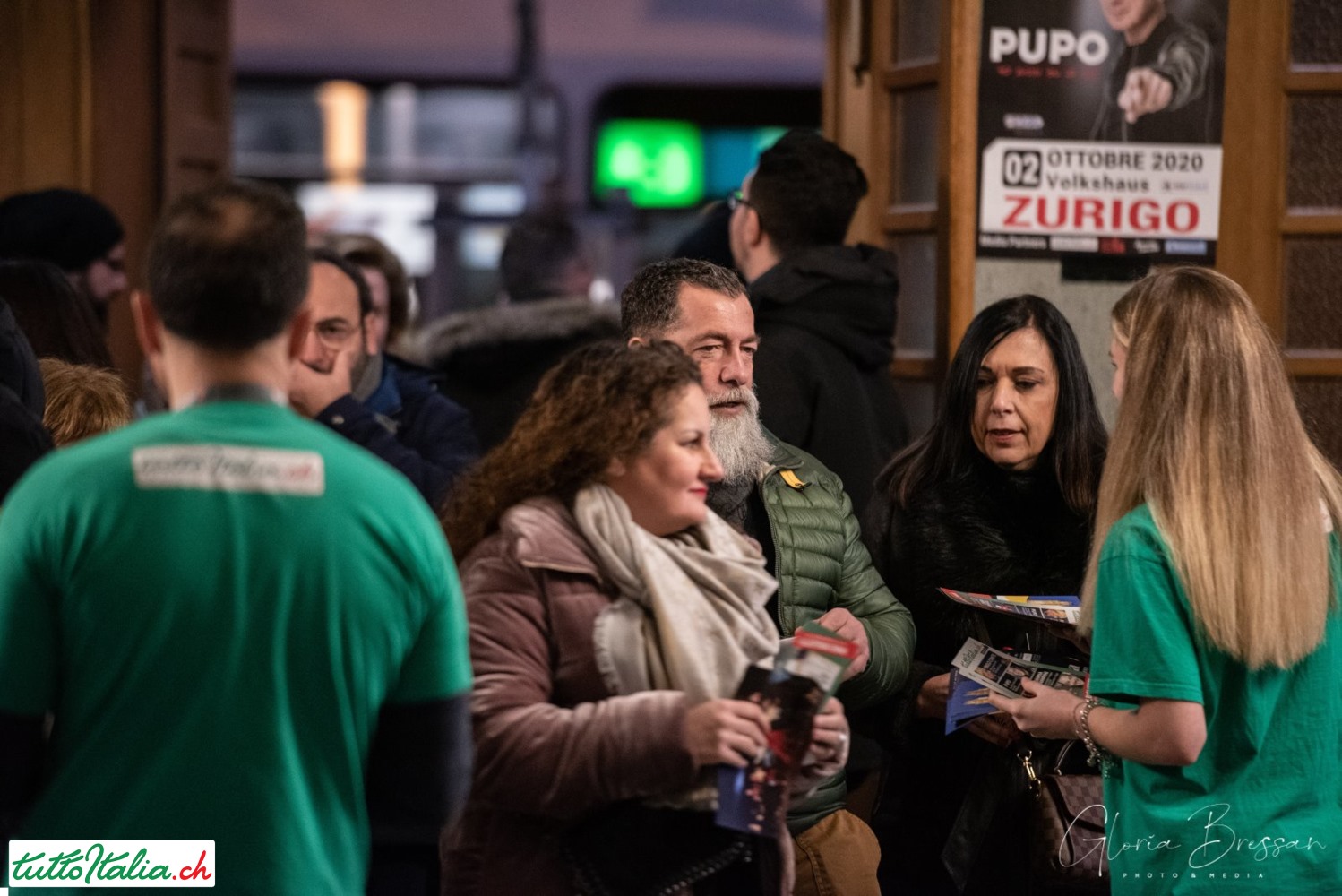 Pupo a Zurigo 12 gennaio 2020 al Volkshaus Tuttoitalia