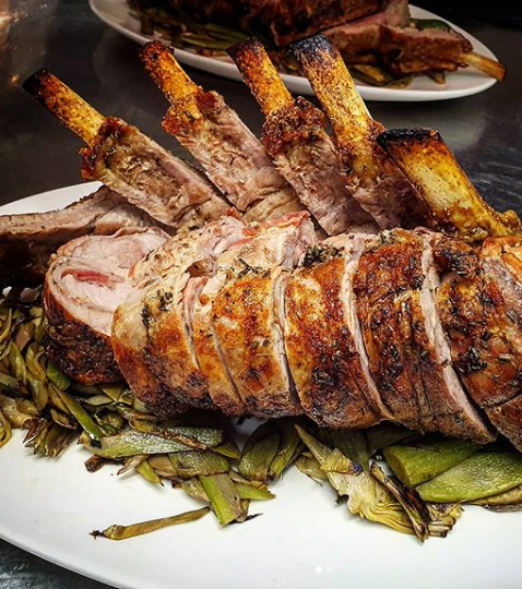 Ristorante Al 21 Zurigo - Rollè di Maiale su carciofi saltati