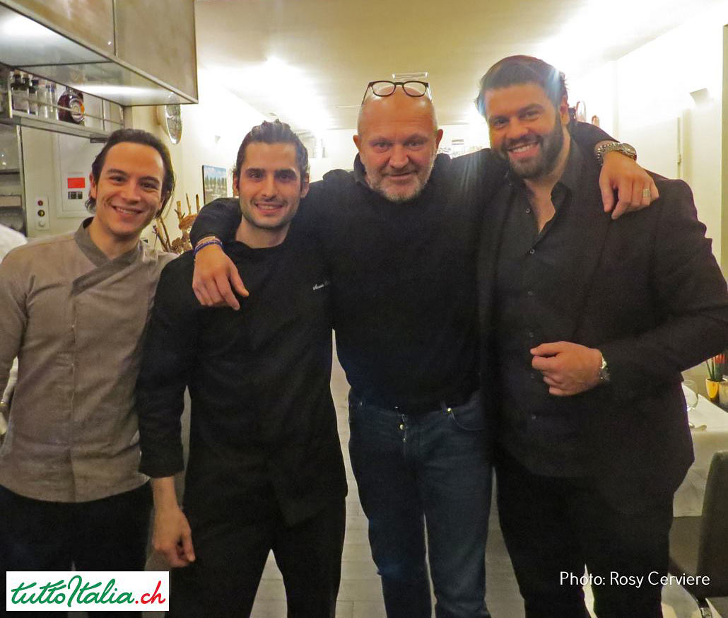 Pucci Zurigo Tuttoitalia 2019 Samuel Meleti, Stefano Maruccia, Andrea Pucci e Cirano Tondi