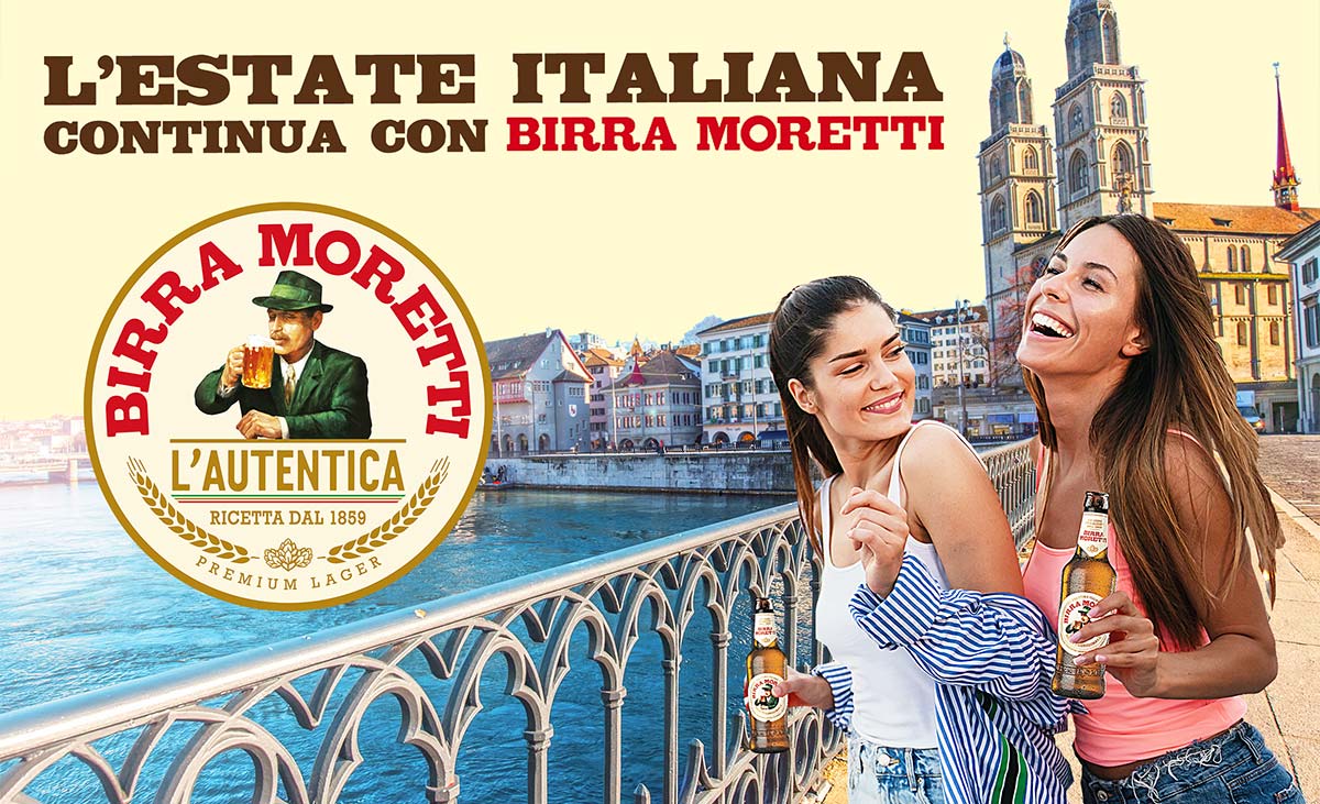Der italienische Sommer in der Schweiz geht mit Birra Moretti weiter