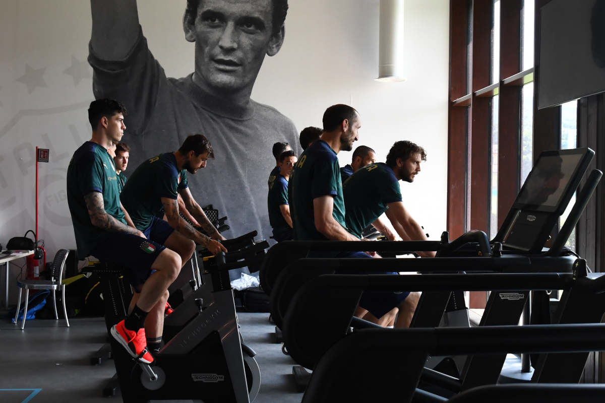 Euro 2020 La Nazionale Italiana di calcio sceglie ancora una volta Technogym