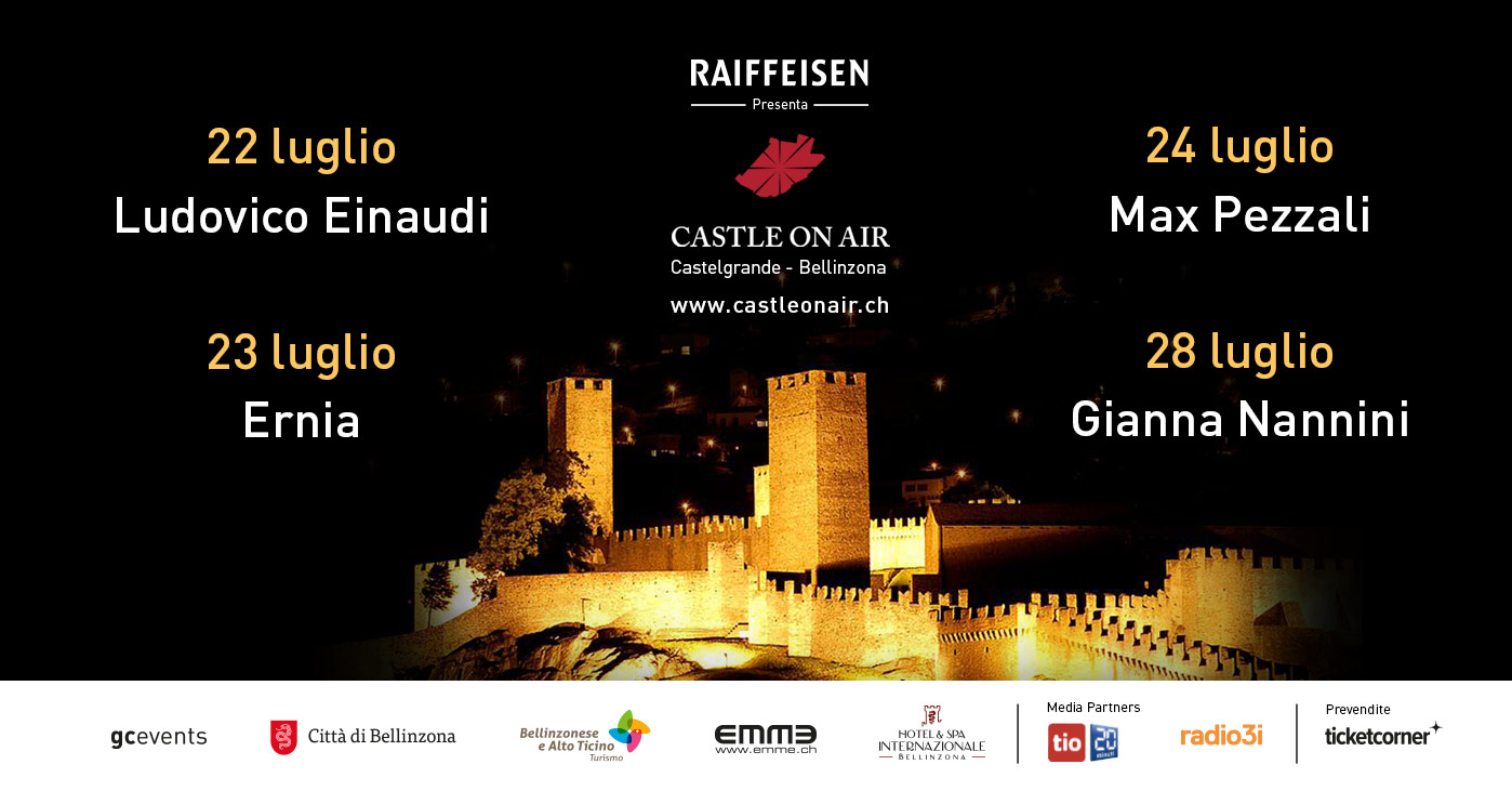 Ludovico Einaudi, Gianna Nannini, Max Pezzali and Ernia at Castle On Air 2021